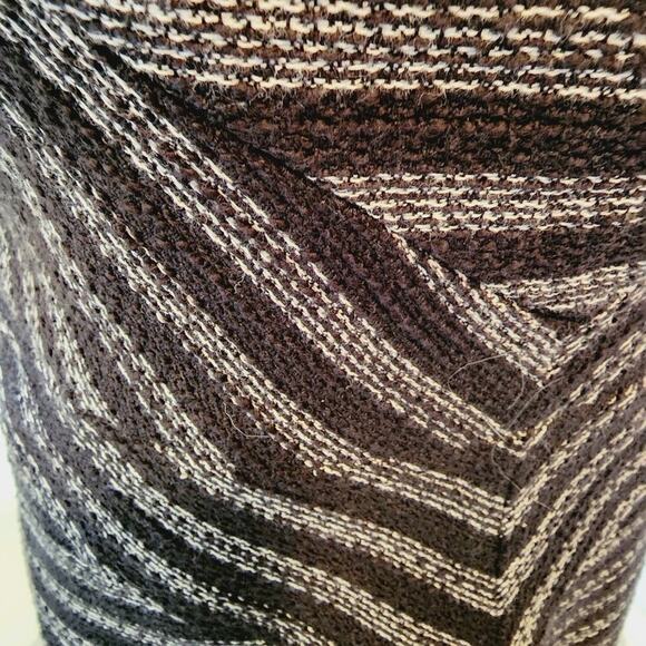 HALOGEN STRIPE SLEEVELESS BLACK / GRAY DRESS SIZE 4 - Picture 6 of 7